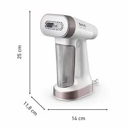 Tefal Відпарювач компактний Pure Force 2в1, 1800Вт, 180мл, постійна пара - 35гр, керам. підошва, білий - мініатюра 3