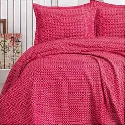 Покрывало Eponj Home Venus с наволочками пике фуксия 240 х 230 см (svt-2000022234023)