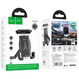 Тримач HOCO Follow motorcycle rearview mirror holder CA119 4.5-7" - мініатюра 4