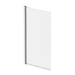 Шторка для ванны Am.Pm Gem 80x140 см распашная хром WU90BS-D080-140CT, Универсальная, прозрачный, хром