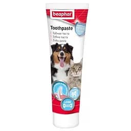 Зубна паста Beaphar Toothpaste для котів та собак зі смаком печінки, 100 г (13223)