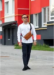 Чоловіча сумка бананка  Sambag 24х16х6 см sum0015544 - мініатюра 2