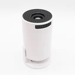 Портативний домашній проектор Rotundity M5 з WiFi та пультом для перегляду фільмів Широкоекранний 16:9 Білий - мініатюра 3
