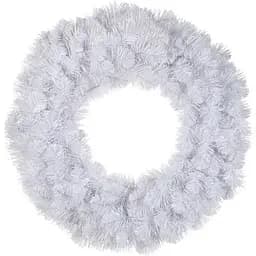 Венок искусственный декоративный Triumph Tree Icelandic iridescent белый 45 см