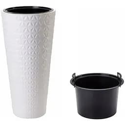 Горщик для квітів Form-Plastic Diamant слім-30 25 л білий (2930-011)