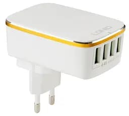 Зарядний адаптер Ldnio A4404 4USB 4.4A блок живлення