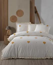 Постільна білизна Florita Yellow Варена Бавовна Saheser pbe0051784