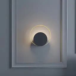 Настінний світильник MJ-Light OREO BK+GD 16003 - мініатюра 2
