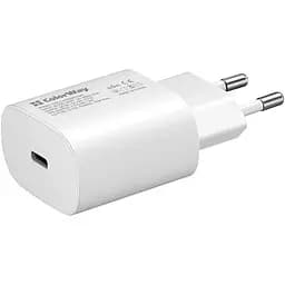 Зарядний пристрій ColorWay Power Delivery Port PPS USB Type-C (25W) white (CW-CHS033PD-WT)