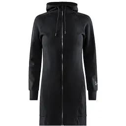 Кофта Craft District Long Hoodie Woman S Чорний (1068-1907191 S 999000)