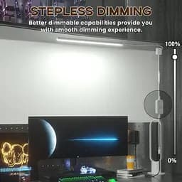 Bonlux Dimmable LED Панель на кухню 12V DC Холодний білий 6000K LED Rigid Strip Bar Light для підключення під кухонною шафою - мініатюра 6