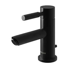 Смеситель для умывальника Kohlman Roxin Black низкий QB100RB Черный матовый