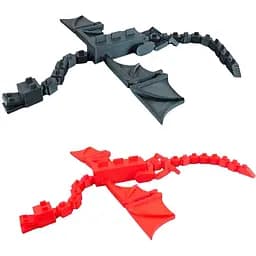 3D Игрушка Майнкрафт Дракон, 41 см, подвижный