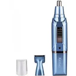 Тример для стрижки волосся носа вух брів Kemei Km-199 2 в 1