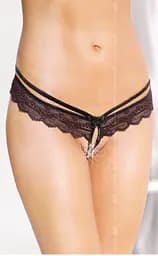 Жіночі стрінги - G-String 2445, black, M/L SoftLine 5591244517 90536