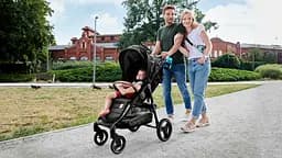 Прогулянкова коляска Kinderkraft Grande LX Gray - мініатюра 9
