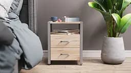 Тумба універсальна Ferrum-decor Вів'єн 2/2 50x41x40 сірий ДСП Дуб Сан-Марино 16мм (FRD-104167)