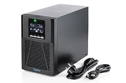 Digitus Джерело безперебійного живлення 1000VA/1000W, Tower, LCD, RJ45, RS232, USB, 8xC13 - мініатюра 2