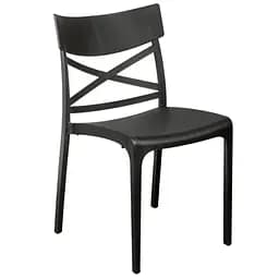 Стілець садовий пластиковий Bica Сroix графіт (8003723403068)