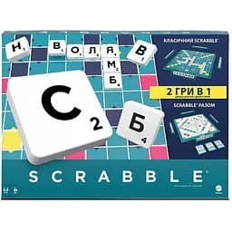 Настольная игра Mattel Скрабл (Scrabble) (укр.) (HXW21)