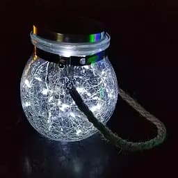 Світильник Solar Outdoor Garden вуличний на сонячній батареї білий