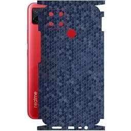 Захисна плівка StatusSKIN для Realme C12 Корпус Вініл Соти сині