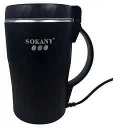 Электрическая кофемолка ​​​​​​​Sokany SK-04024 для дома  300Вт роторный измельчитель кофейных зерен Черный