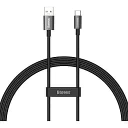 Кабель Baseus Superior SUPERVOOC Fast Charging USB-A to USB-C 65 W 1 m Black (CAYS000901) [95488]