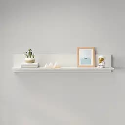 Полиця відкрита MebelStar Лілу 110x22x20 см Аляска білий (MBS-1305)