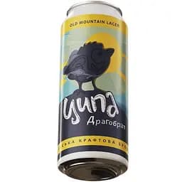 Пиво Ципа Драгобрат світле нефільтроване 5.3% 0.5 л з/б