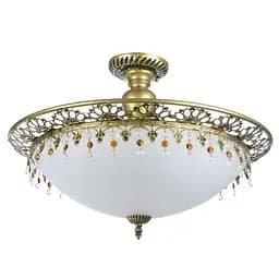 Люстра стельова Brille класична E27 60W PB P (BR-02 278C/3)