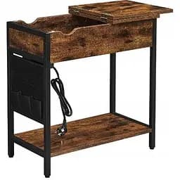 Журнальный столик Leobert Olmi USB вход + розетка в стиле Loft 60x31.5x60 см