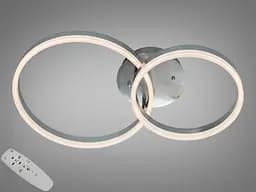 Люстра Diasha кільця матовий хром 50 Вт пульт