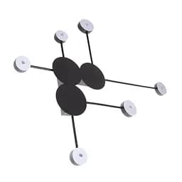 Светодиодное бра Brille BL-733W/6 LED 18W WW BK