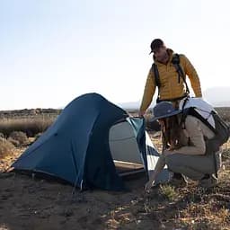 Надлегкий одномісний намет з футпринтом Naturehike Cloud Up 1 NH18T010-T нейлон 20D (Темно-синій) - мініатюра 3