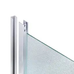 Душова кабіна Lidz Latwa SC90x90.SAT.MID.FR, скло Frost 4 мм без піддона, Універсальна, хром матовий, без поддона - мініатюра 3