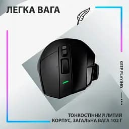 Миша Logitech G502 X Lightspeed Wireless Black б/в - мініатюра 3