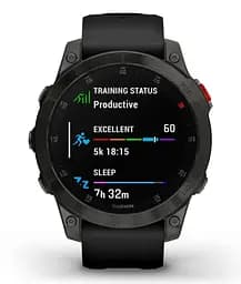 Смарт-годинник Garmin Epix Gen 2 Sapphire - Black Titanium (010-02582-10/11/18) - мініатюра 2