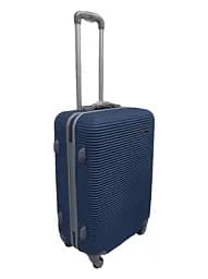 Валіза середня M ABS-пластик Milano bag 004 66×44×28,5см 75л Темно-синій - мініатюра 2