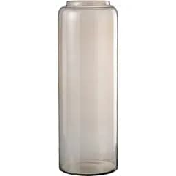 Ваза J-line стеклянная узкая коричневая 70 см (23667)