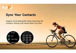 Смарт-годинник Smart Watch iMiki KW-66 Pro IP67 AMOLED Black - мініатюра 3