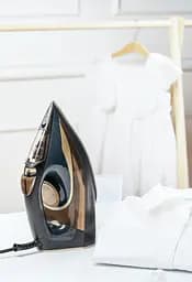 Праска Camry CR 5036 black-gold 3400Вт/ 360 мл/ кераміка/ ''Крапля-стоп''/автовимкнення/ чорна - мініатюра 7