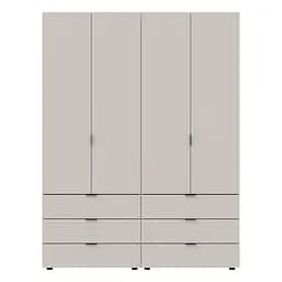 Распашный Шкаф для одежды Doros Гелар комплект Кашемир 2+2 ДСП 155х49.5х203.4 (80737637)