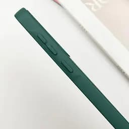 Чохол Silicone Cover Lakshmi Full Camera (AA) with Magnetic Fit для Samsung Galaxy A57 5G Зелений / Dark green - мініатюра 4
