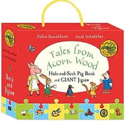 Tales from Acorn Wood. Hide-and-Seek Pig Book and Jigsaw Set