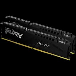 Оперативная память Kingston Fury 32GB (2x16GB) DDR5 5600MHz Beast Black (KF556C40BBK2-32)
