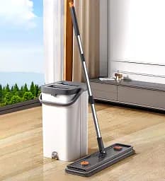 Набор швабра и ведро с отжимом Joybos Z87