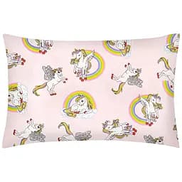 Набір наволочок Cosas Rainbow unicorn 50х70 см рожевий (SetPillow_UnicornRainbowRose_50х70) - мініатюра 1