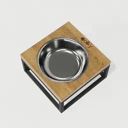 Hollky Base Solo S — миска на підставці для котів і маленьких собак (1 × 0,45 л) - мініатюра 4