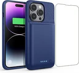 Чохол Feob Battery для iPhone 14 Pro (6,1 дюйма), потужний ультратонкий чохол для зарядки акумулятора ємністю 7200 мАг, захисний